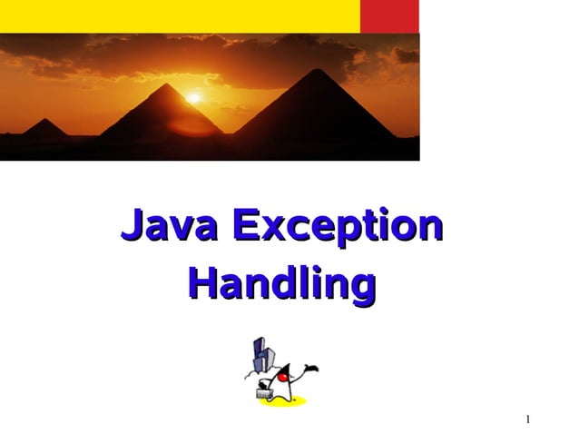 Java exception handling ppt | PDF