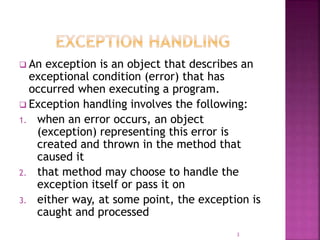 Java exception handling | PPT