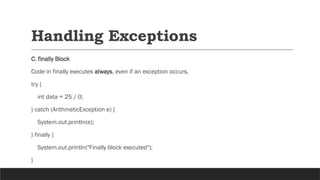 Java Exception and types of exception.pptx