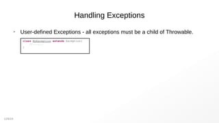 Java exeptions | PPT