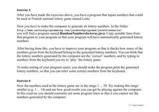 Comprehensive Java Programming Exercises for Beginners and Intermediate ...