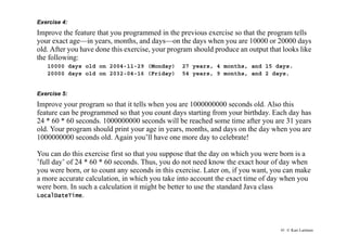 Comprehensive Java Programming Exercises for Beginners and Intermediate ...