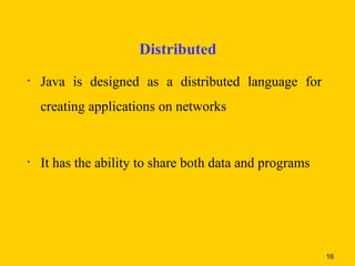 Java features | PPT