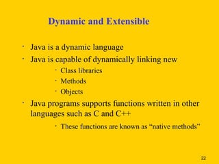 Java features | PPT