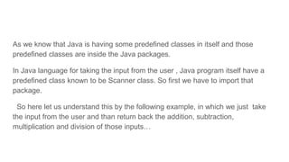 some basic knowledge about Java programming | PPT