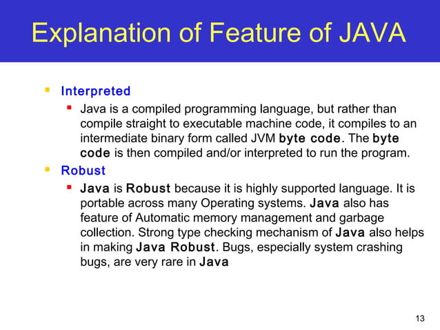 Introduction to Java Programming, Basic Structure, variables Data type ...