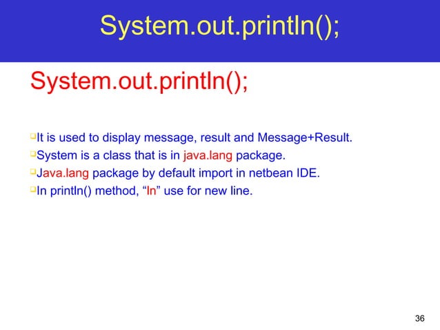 Introduction to Java Programming, Basic Structure, variables Data type ...
