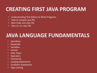 Java for beginners | PPT