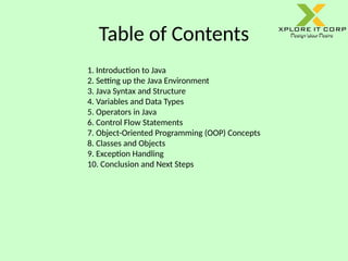 Java For beginners to build a strong foundation | PPT