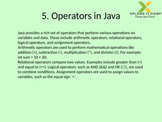Java For beginners to build a strong foundation | PPT