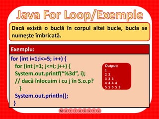 Java For Loop | PPSX