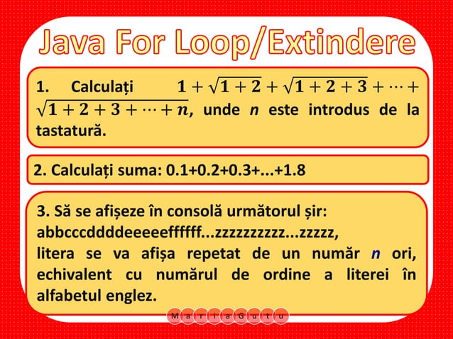 Java For Loop | PPSX