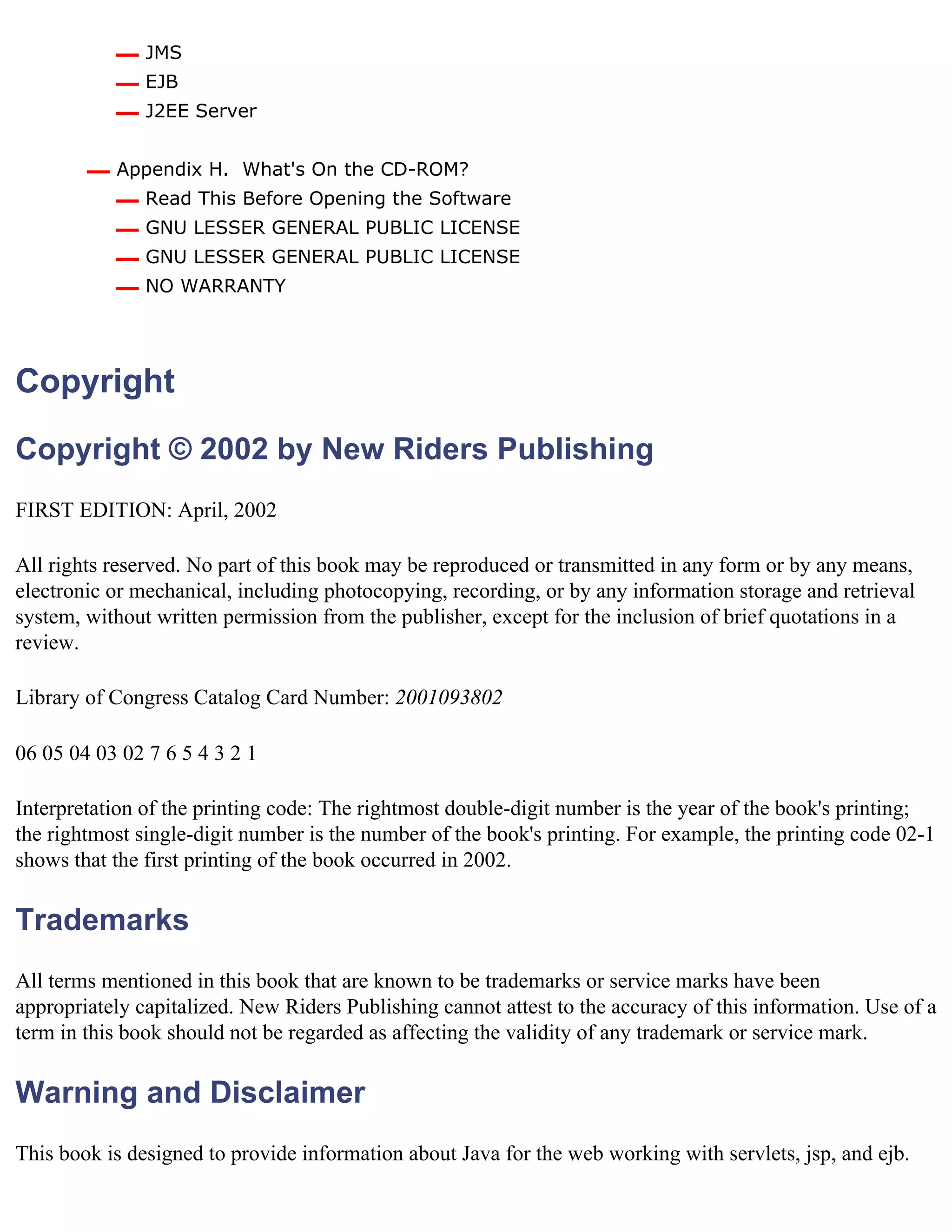 Java For The Web With Servlets%2cjsp%2cand Ejb