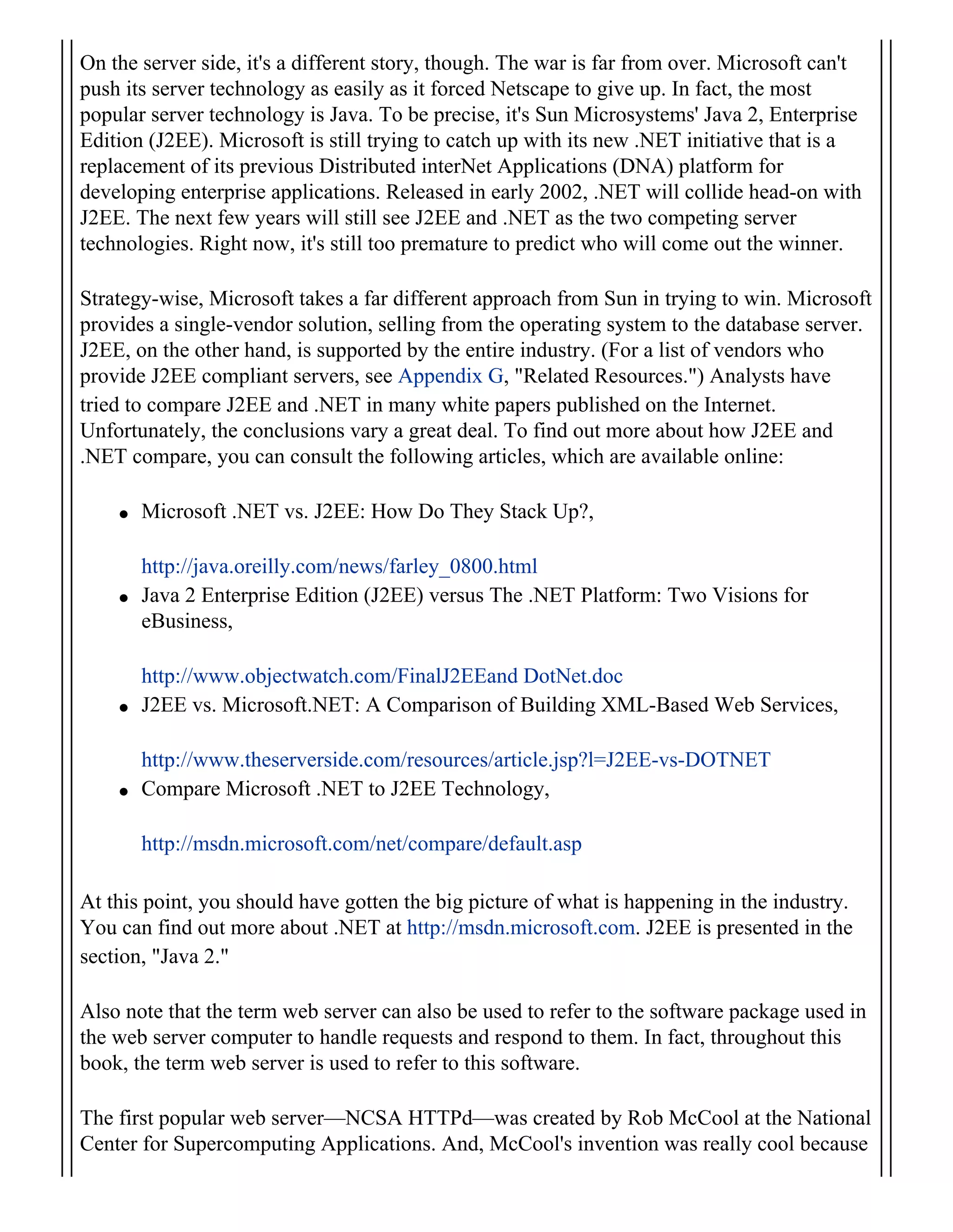 Java For The Web With Servlets%2cjsp%2cand Ejb