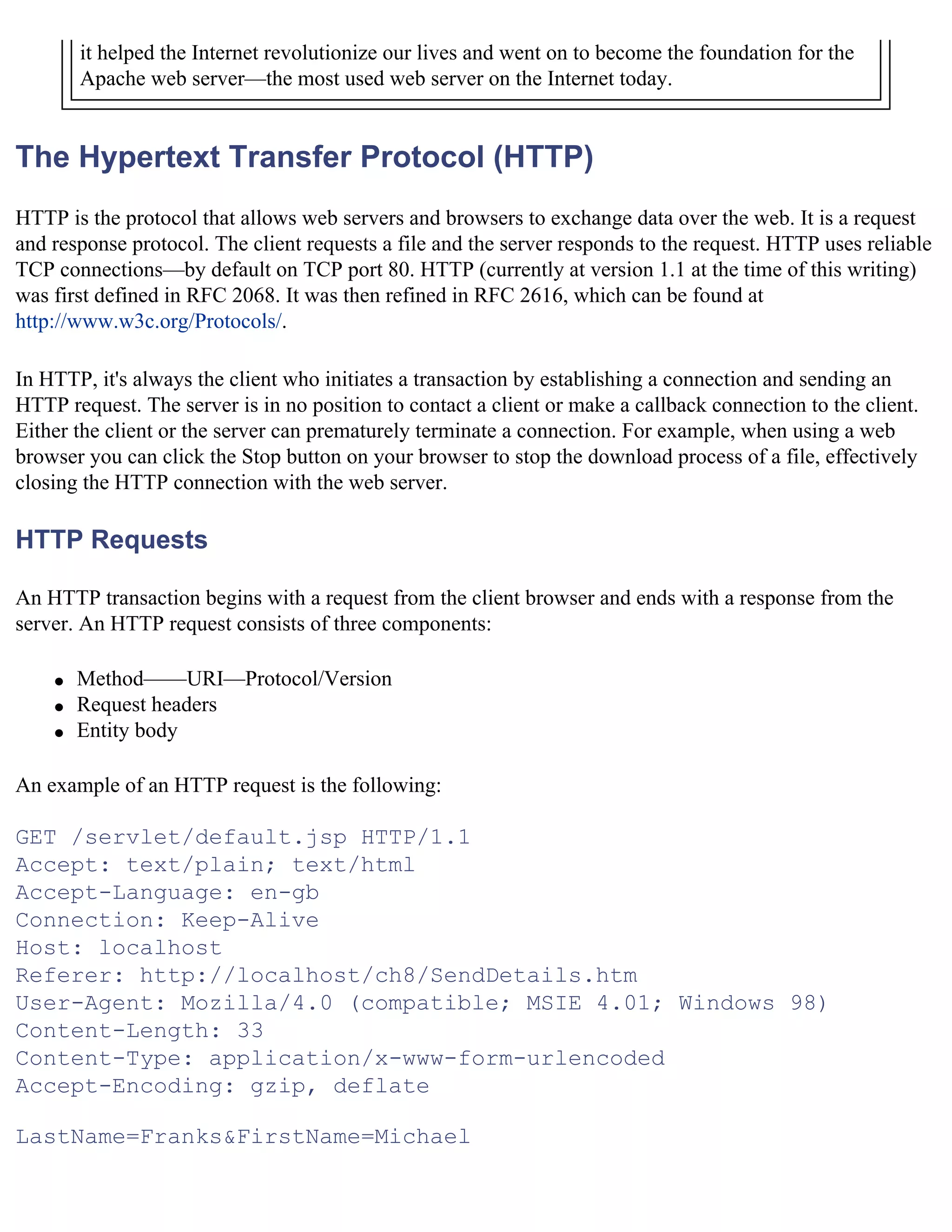 Java For The Web With Servlets%2cjsp%2cand Ejb