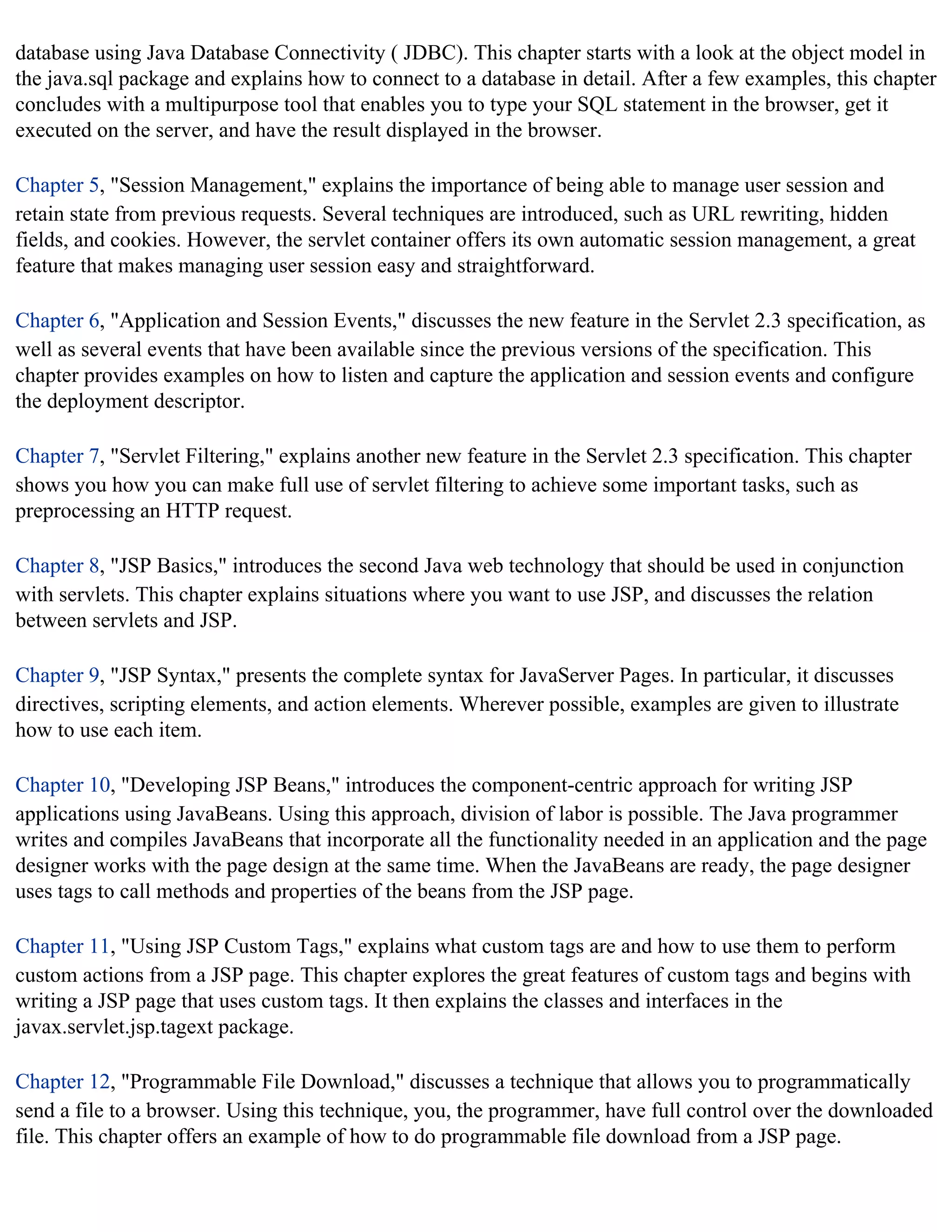 Java For The Web With Servlets%2cjsp%2cand Ejb