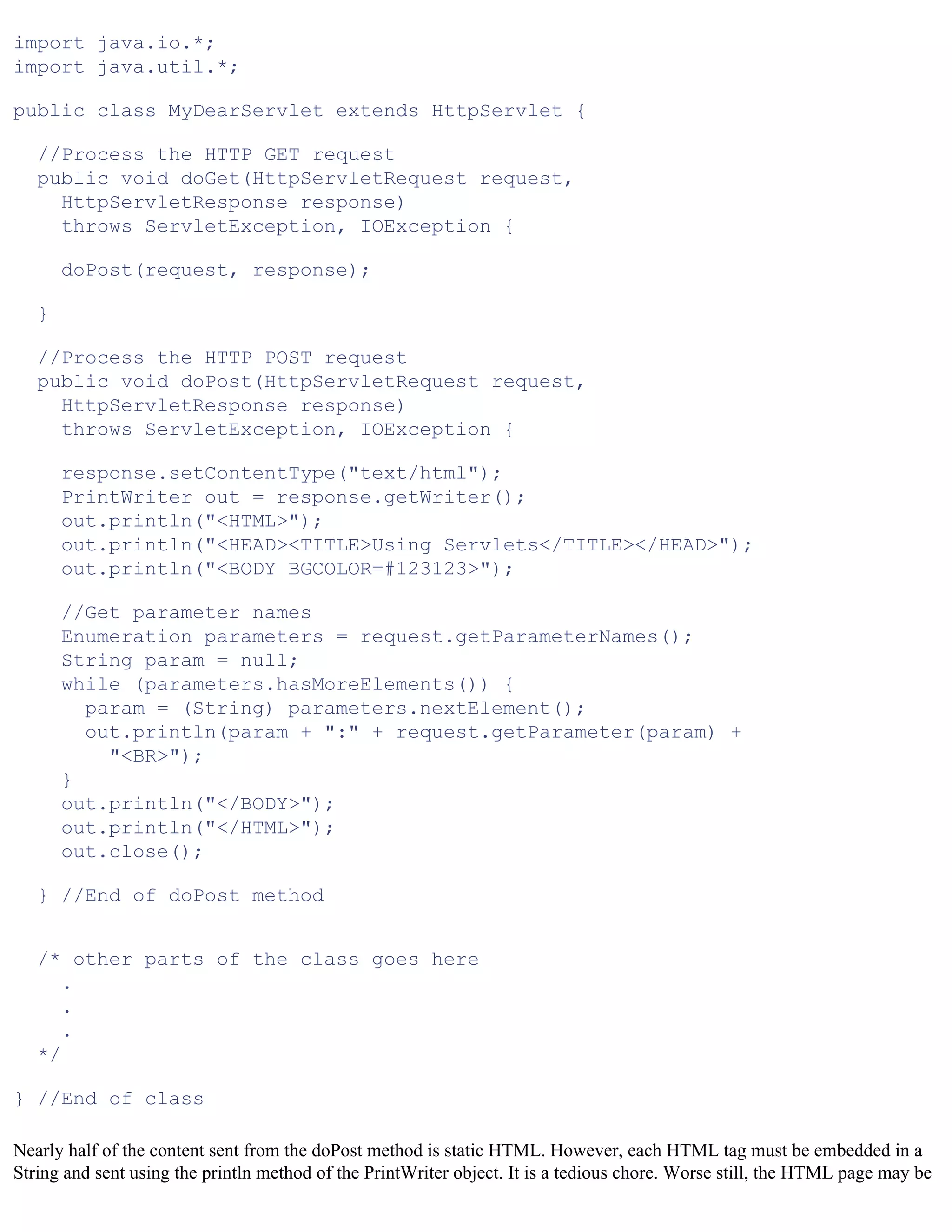Java For The Web With Servlets%2cjsp%2cand Ejb