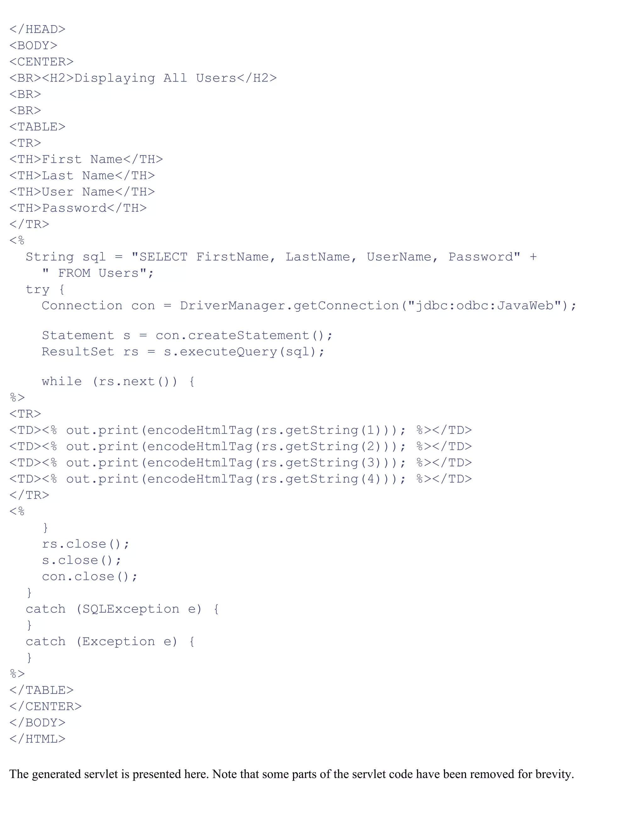 Java For The Web With Servlets%2cjsp%2cand Ejb