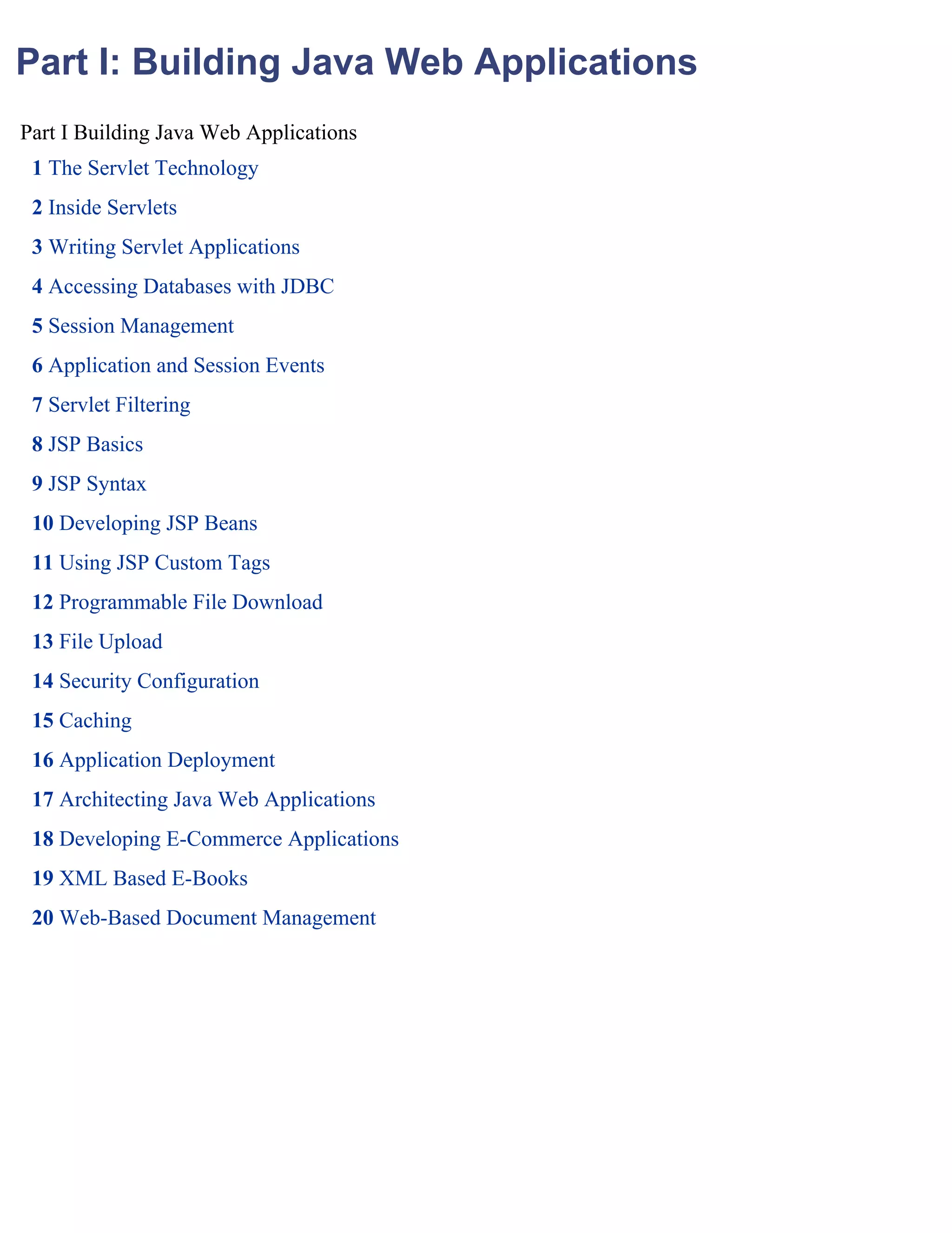 Java For The Web With Servlets%2cjsp%2cand Ejb