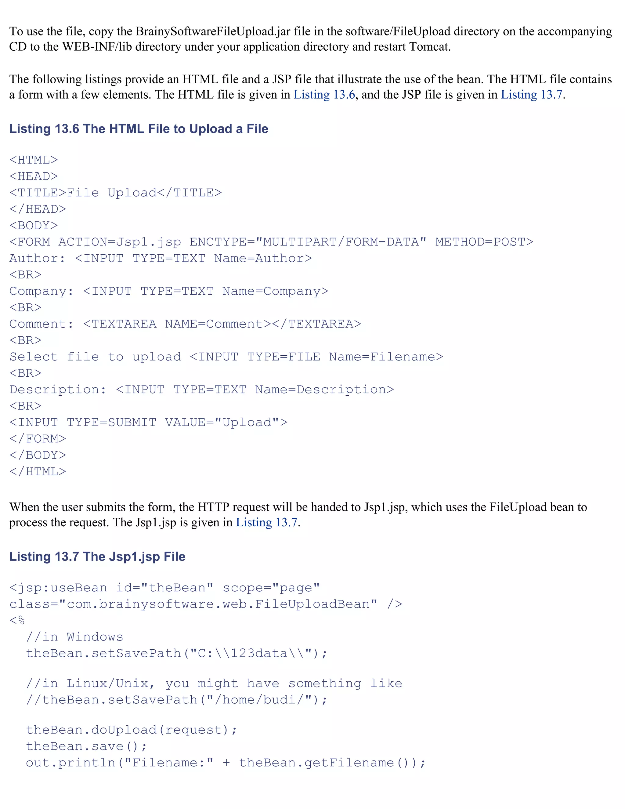 Java For The Web With Servlets%2cjsp%2cand Ejb
