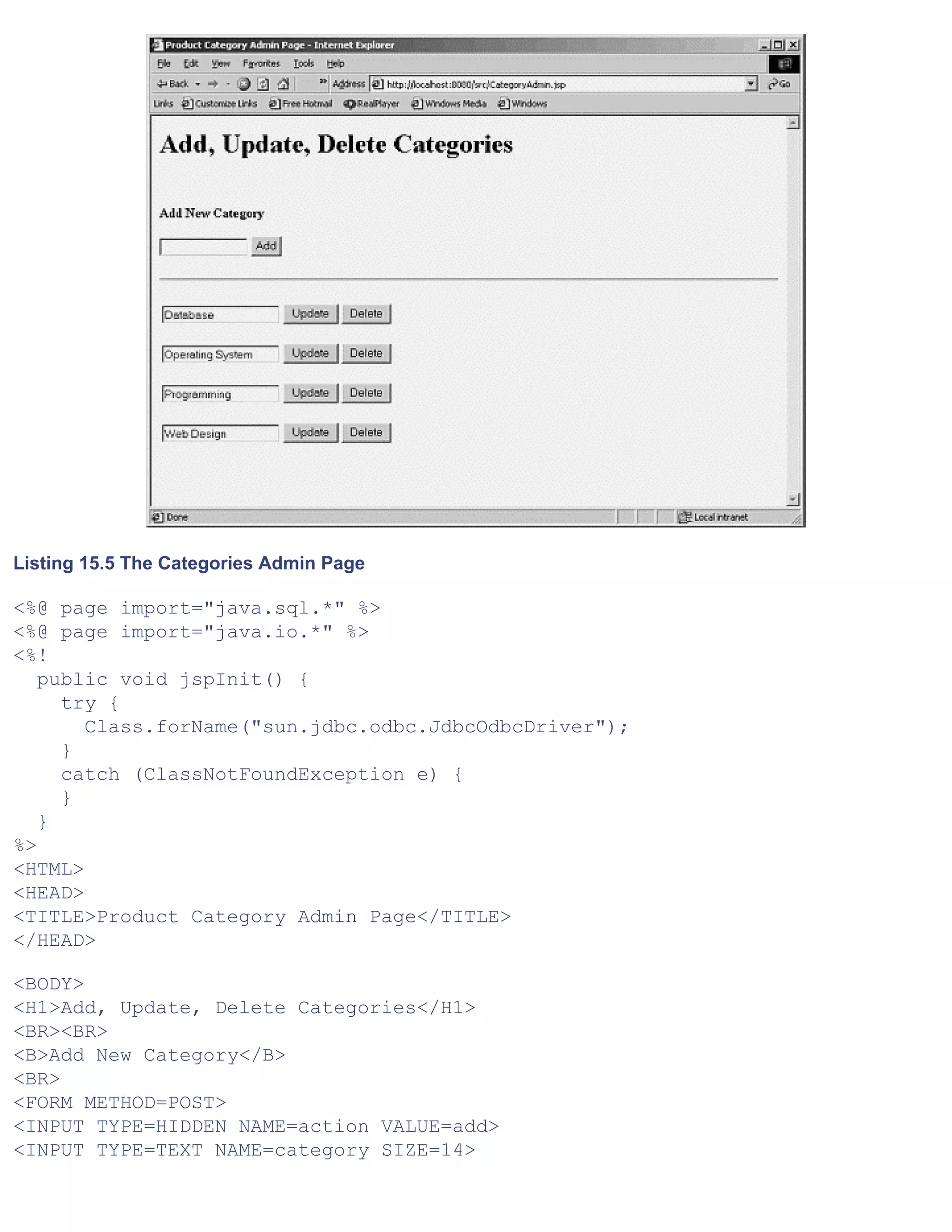 Java For The Web With Servlets%2cjsp%2cand Ejb