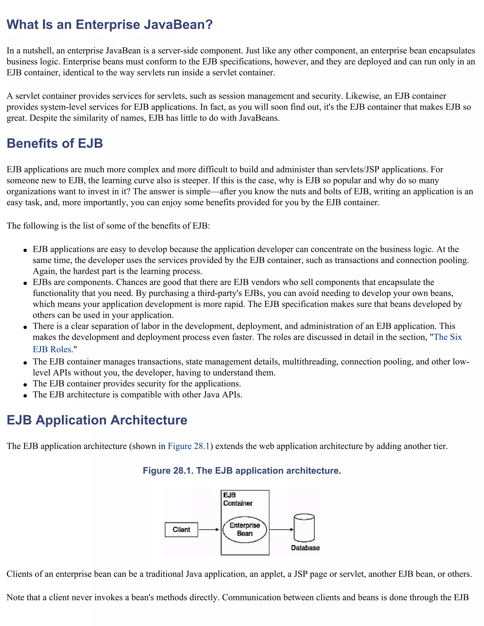 Java For The Web With Servlets%2cjsp%2cand Ejb