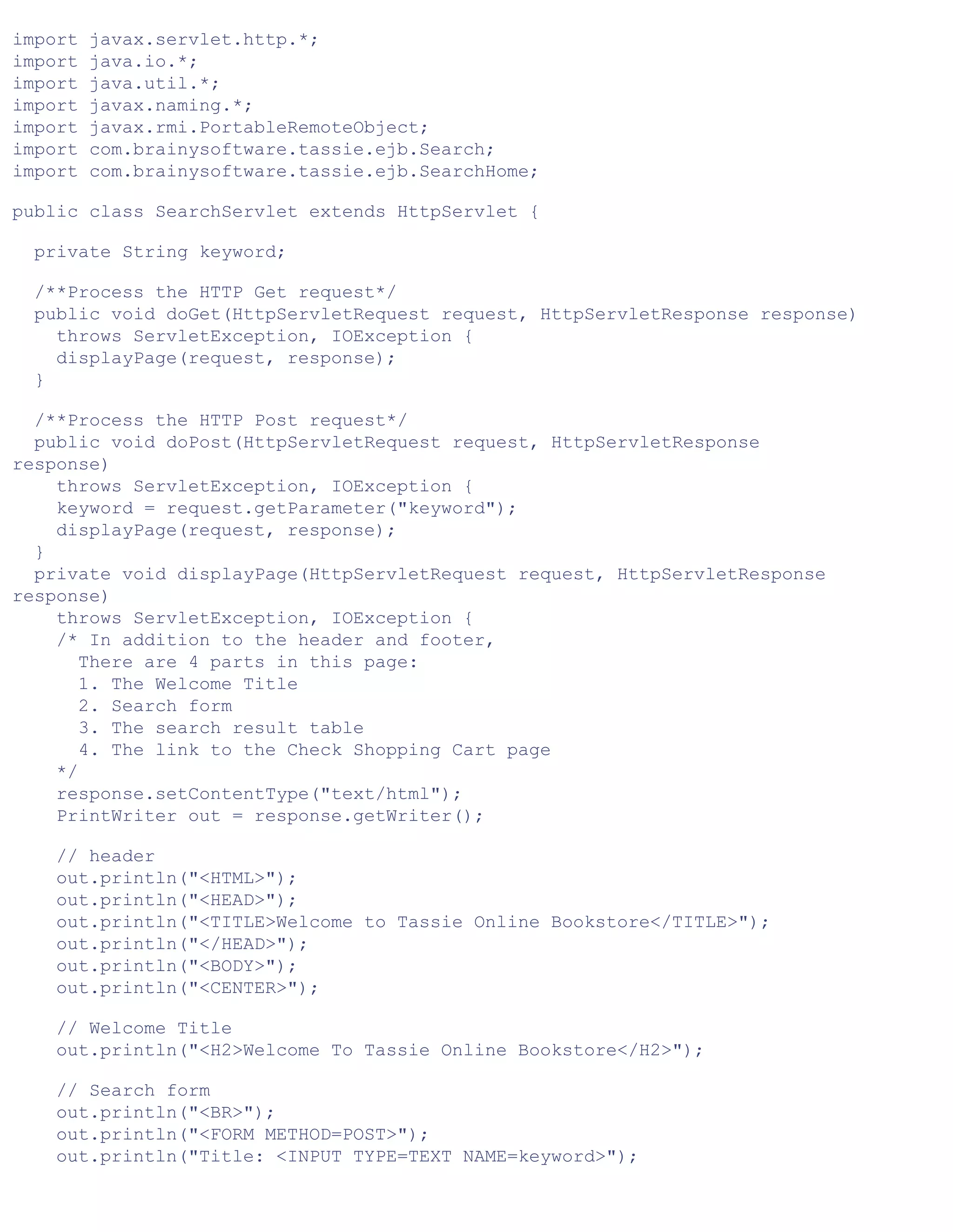 Java For The Web With Servlets%2cjsp%2cand Ejb