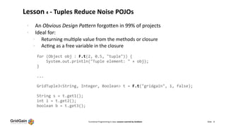Functional Programming in Java - Lessons Learned by GridGain | PPT