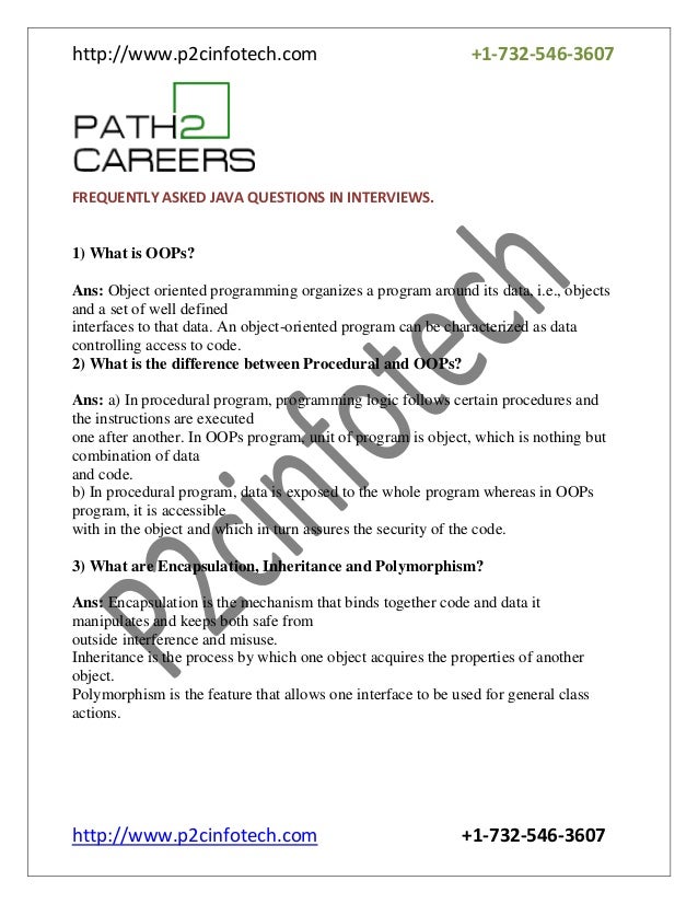 frequently asked interview questions and answers