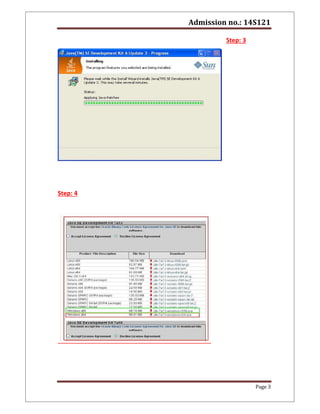 Admission no.: 14S121
Page 3
Step: 3
Step: 4
 
