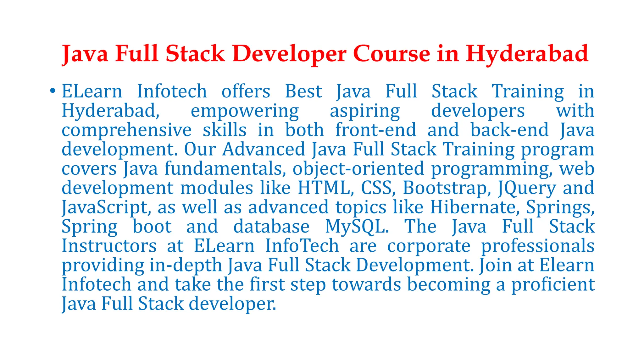 Java Full Stack Developer Course in Hyderabad.pptx
