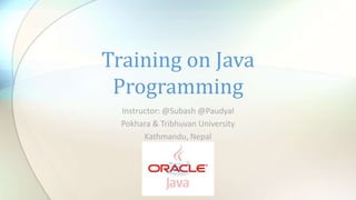 Java fundamentals | PPT