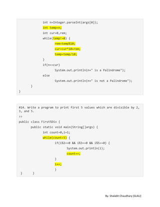 Java Fundamentals | PDF