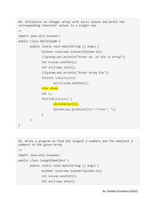 Java Fundamentals | PDF
