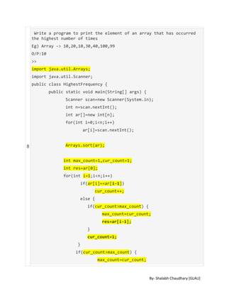 Java Fundamentals | PDF
