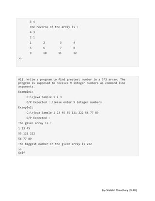 Java Fundamentals | PDF