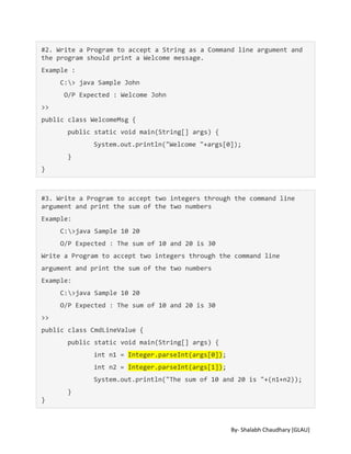 Java Fundamentals | PDF