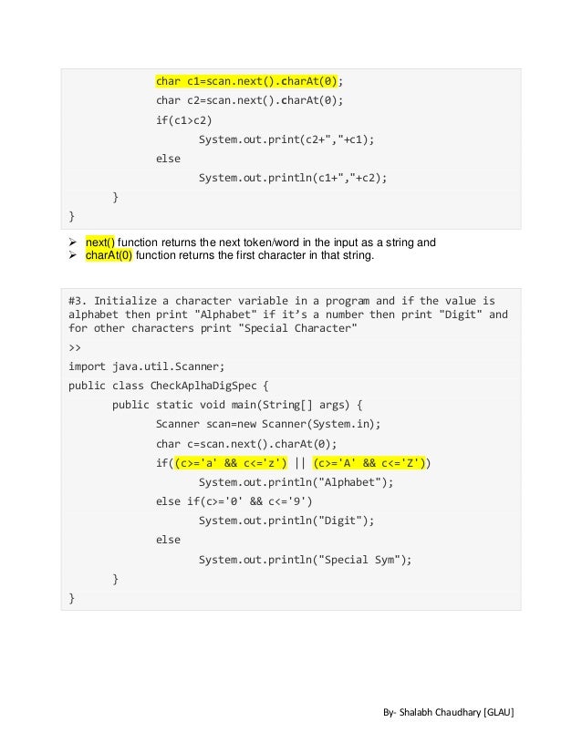 Java Fundamentals