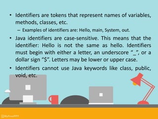 Java fundamentals | PPTX