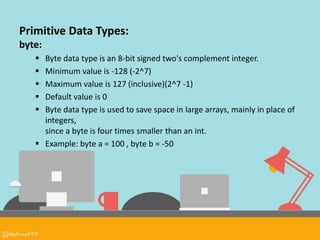 Java fundamentals | PPTX