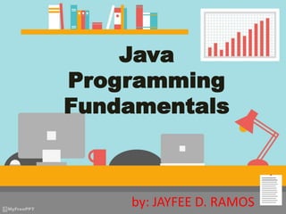 Java
Programming
Fundamentals
by: JAYFEE D. RAMOS
 