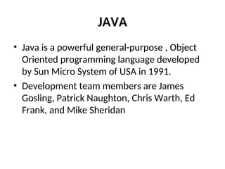 Java Fundamentalojhgghjjjjhhgghhjjjjhhj.ppt
