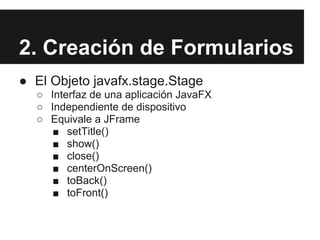JavaFX 2 | PDF