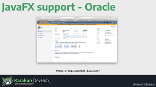 Karakun DevHub_
@HendrikEbbersdev.karakun.com
JavaFX support - Oracle
https://bugs.openjdk.java.net/
 