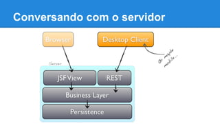 Conversando com o servidor
 