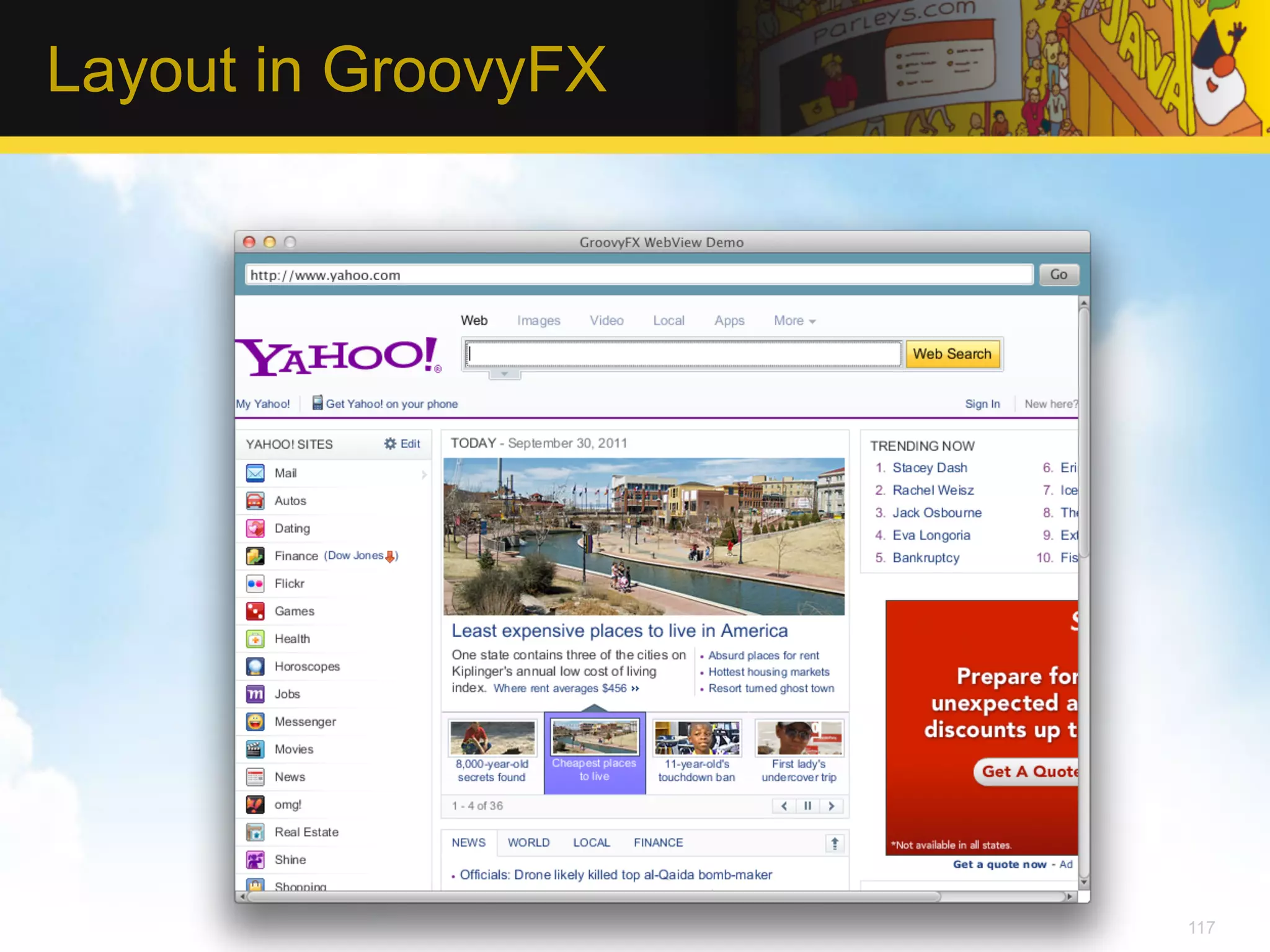 Layout in GroovyFX 117 