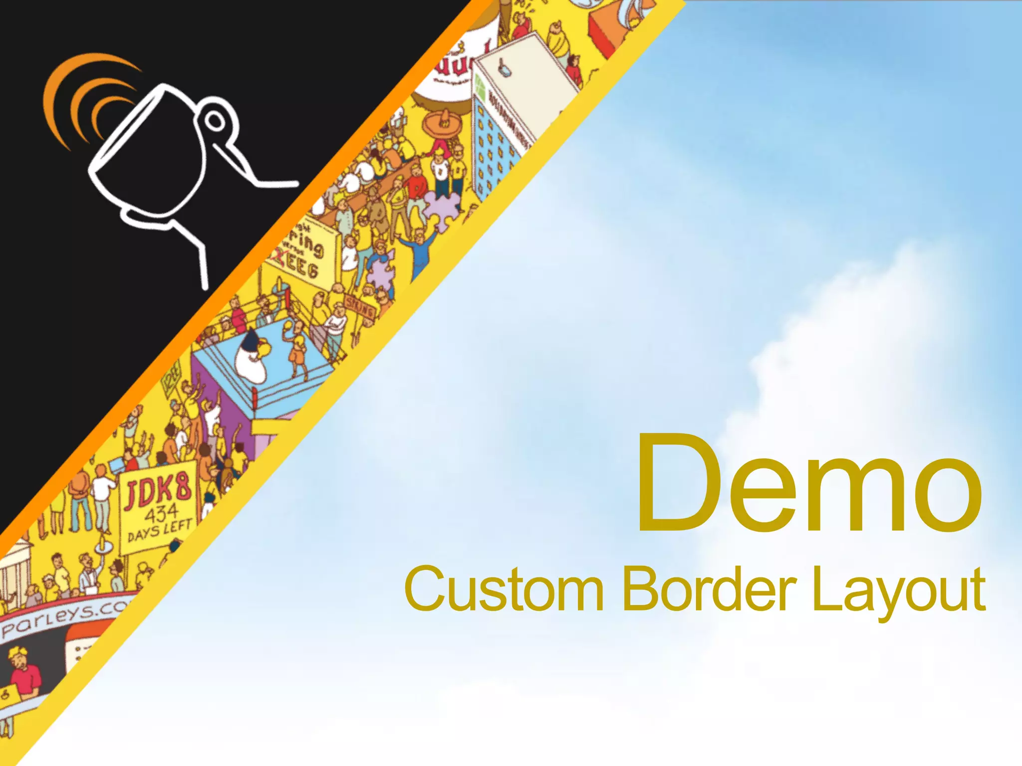Demo Custom Border Layout 
