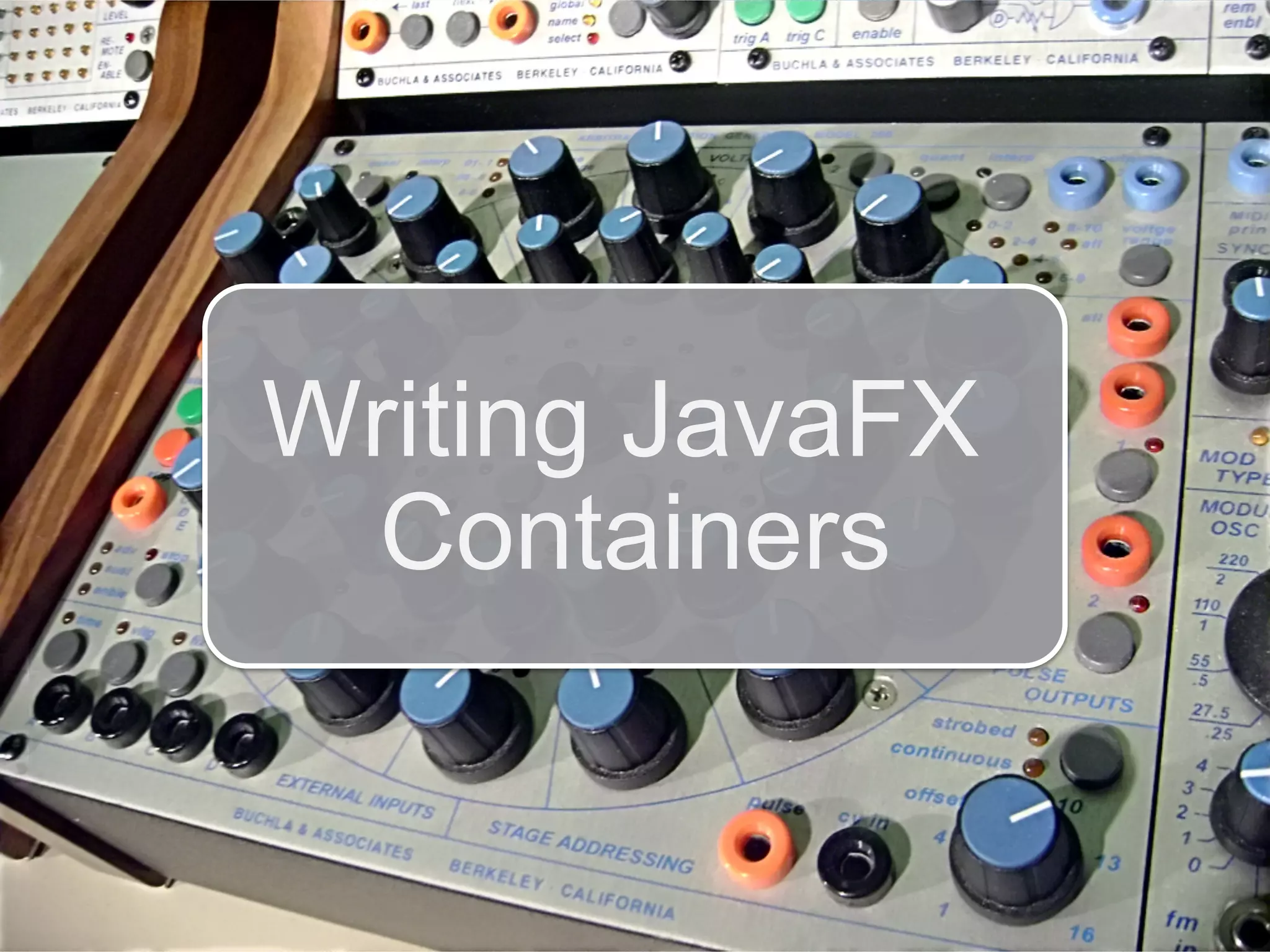 Writing JavaFX Containers 