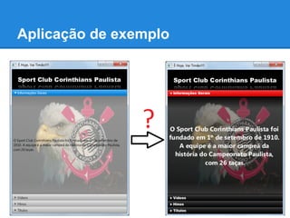 Aplicação de exemplo
 