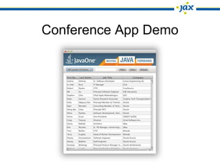 Conference App Demo
 